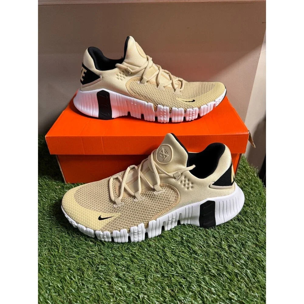 Nike Free Metcon 4 Vegas Gold Black Men's Training Shoes Size 14 CT3886-791 NEW